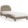 vidaXL Viana 100 x 200 cm Cappuccino-Braun