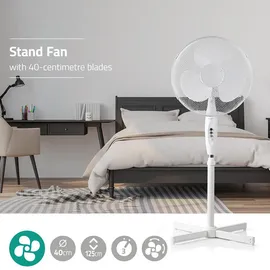Nedis FNST10CWT40 Standventilator weiß