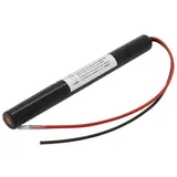 AccuCell Notleuchtenakku NiMH 3,6V 1800mAh L1x3 Mignon AA mit 200mm Kabel