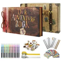 luxuskollektion Fotoalbum Scrapbook Fotobuch Selbstgestalten 40 Seiten Geschenkbox-Set