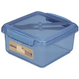 Sistema Lunch Plus Box aus recyceltem PP, 1,2 l 02165236 | Maße (L x B x H): 15 x 15,5 x 8 cm