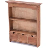 DESIGN DELIGHTS WANDREGAL Natur, Holz, 50x60x12 cm, Wohnzimmer, Regale, Wandregale