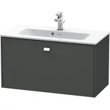 Duravit Waschtischunterschrank wandhängend „Brioso“ 82 × 44,2 × 38,9 cm, in Graphit Matt