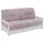 Livetastic Schlafsofa Camino Holzkorpus Rosa/Weiß