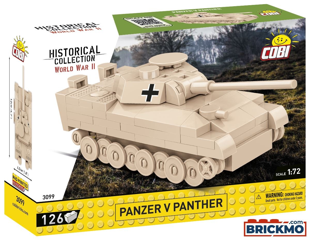 Cobi Historical Collection World War II 3099 Panzer V Panther 3099