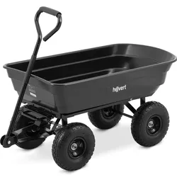 hillvert Gartenwagen - 300 kg - kippbar - 75 L