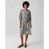 Opus Minikleid Braun/Weiß 34