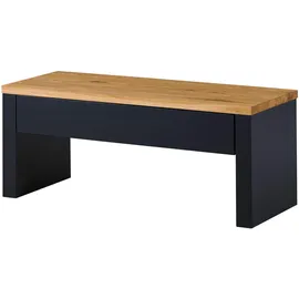 MASSIVMOEBEL24.DE Sitzbank Wildeiche Natur lackiert/geölt 110 x 42 x 45 cm