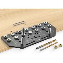 Vevor Regalstiftlehre und Scharnierlehre Bohrschablone 6,4 mm/4,8 mm