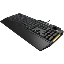 Asus Tastatur K1 Gaming Keyboard französisches Layout 90MP01X0-BKFA00, Schwarz