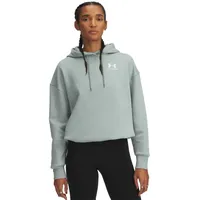 Under Armour Icon Fleece Oversized Kapuzenpullover - Silica Green