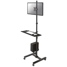NEWSTAR Mobiler Arbeitsplatz 10-32 Zoll 25,4 cm (10 Zoll) Schwarz