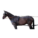 PFIFF Einspännergeschirr  ́Standard ́, schwarz Pony
