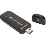 USB-Modem-Dongle, 4G LTE USB-WLAN-Router, 4G-WLAN-Router, Tragbar, Mobiler WLAN-Router, 3G-4G-Netzwerk für Unterwegs, 150 Mbit/s, Unterstützung für 10 Benutzer