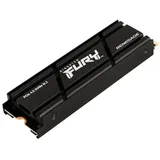 Kingston FURY Renegade 2TB PS5 SSD PC M.2 2280 NVMe mit Kühler interne SSD (2 TB) M.2" 7300 MB/S Lesegeschwindigkeit, 7000 MB/S Schreibgeschwindigkeit, PCIe Gen4 x4, Phison E18, 3D TLC NAND, DRAM Cache schwarz