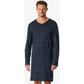 SCHIESSER Nachthemd Fine Interlock Blau 5XL