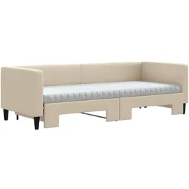 vidaXL Tagesbett 80 x 200 cm Creme