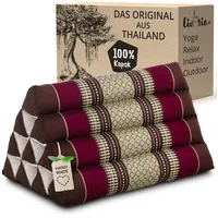 Livasia Rückenstützkissen mit Muster - 30x50x30cm - Dreieckskissen für