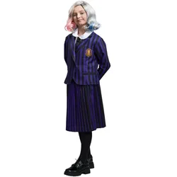Wednesday Schuluniform  schwarz / lila  Größe: 164 cm