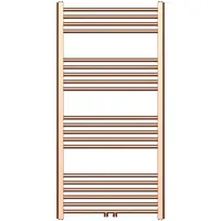 Belrad Handtuchheizkörper 1200 x 600 mm 414 W weiß Mittelventil