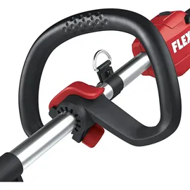 Flex Akku Garten Set 18V Hochentaster Heckenschere Rasentrimmer 2x5,0 Ah Akku Öl