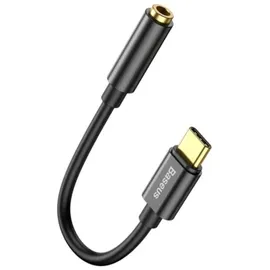 Baseus L54 Audio Adapter USB-C auf 3,5mm Buchse Schwarz