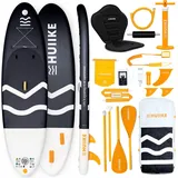 huiike Stand Up Paddling Board 305 x 84 x 15 cm schwarz