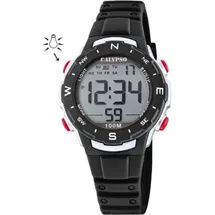 Calypso K5801/6 35 mm Kunststoffgehäuse Schwarz Silikonarmband Schwarz