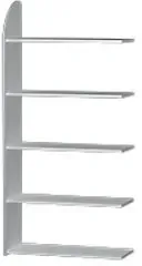 Kerkmann Dante Stahl Regalfeld 5 Fachböden 1.000 x 325 x 1.900 mm
