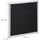 Relaxdays Letterboard 30 x 30 cm Schwarz/Silber