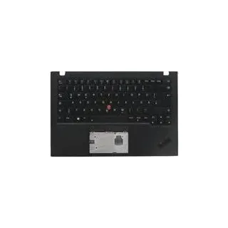 Lenovo Chicony - Ersatztastatur Notebook - mit ClickPad, Trackpoint - hinterleuchtet - QWERTZ - Deutsch - mit obere Abdeckung - für ThinkPad X1 Carbon Gen 8 20U9, 20UA (5M10Z27531)