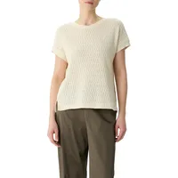 Comma, T-Shirt creme, 40