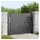 vidaXL Gartentor 110 x 105 cm Schwarz/Stahl