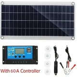 300-Watt-Solarmodule, tragbares Solarmodul-Komplettset für Wohnmobile mit 60-A-Controller