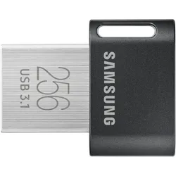 Samsung FIT Plus (2020) Typ-A 256GB USB-Stick Schwarz Ohne Schutzkappe, bis zu 400 MB/s, USB 3.2 Gen 1x1 (5 Gbit/s)