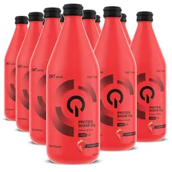 QNT Protein Shake (53g Protein) Glasflasche Erdbeere