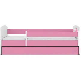 raumhirsch furniture Kinderbett mit Motiv Pferd 80 x 160 cm Holzwerkstoff rosa