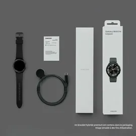 Samsung Galaxy Watch6 Classic Schwarz 43 mm BT Sport Band Schwarz