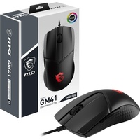 MSI Clutch GM41 Lightweight V2 Gaming Mouse schwarz, USB