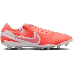 NIKE Herren Fussball-Kunstrasenschuhe LEGEND 10, HOT LAVA/WHITE, 47