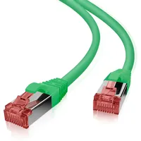 Helos Patchkabel S/FTP Cat 6 grün 0,5m