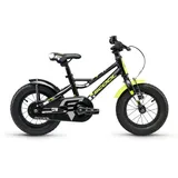 S'Cool faXe 12R 1S Kinder Fahrrad Schwarz/Lime | 20cm