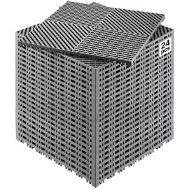 Vevor Drainagematte 40 x 40 cm grau