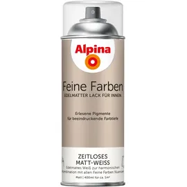 Alpina Feine Farben Sprühlack 400 ml klassisches matt weiß