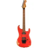 CHARVEL Pro-Mod REL SRS SD1 HH FR PF - WEATHERD ORANGE - E-Gitarre