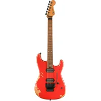 CHARVEL Pro-Mod REL SRS SD1 HH FR PF - WEATHERD ORANGE - E-Gitarre