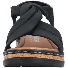 Rieker Keilsandaletten Damen Schwarz 37