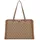 GUESS Shopper Orlina Travel Tote Latte Logo / Brown