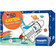 Circon Verlag GmbH 50 Karten Malen nach Zahlen - Weltraum