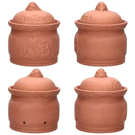 Mambocat Knoblauchtopf Ø 12,8 cm 1-tlg. braun